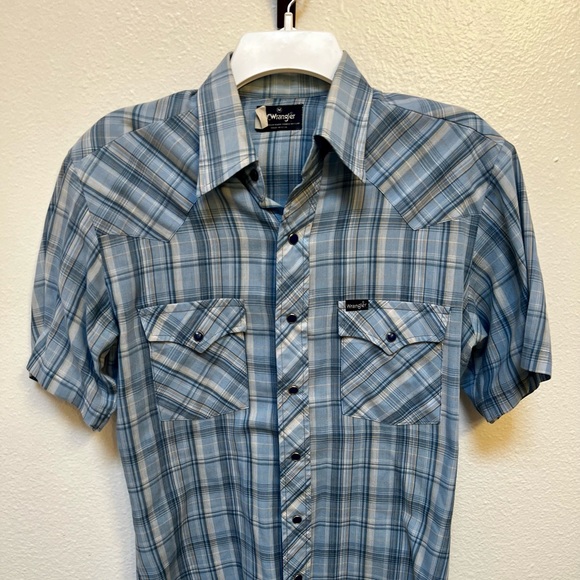 Vintage Wrangler Pearl Snap Western Shirt - Picture 1 of 9